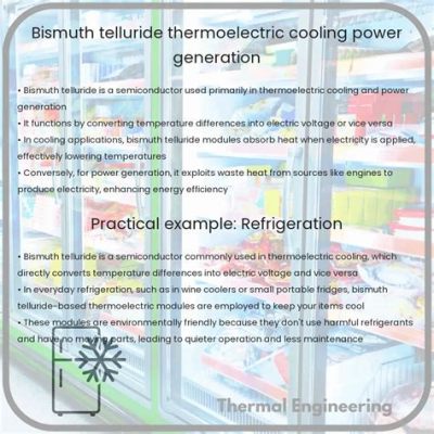 Bismuth Telluride:  A Semiconductor Star for Thermoelectric Cooling and Energy Harvesting!